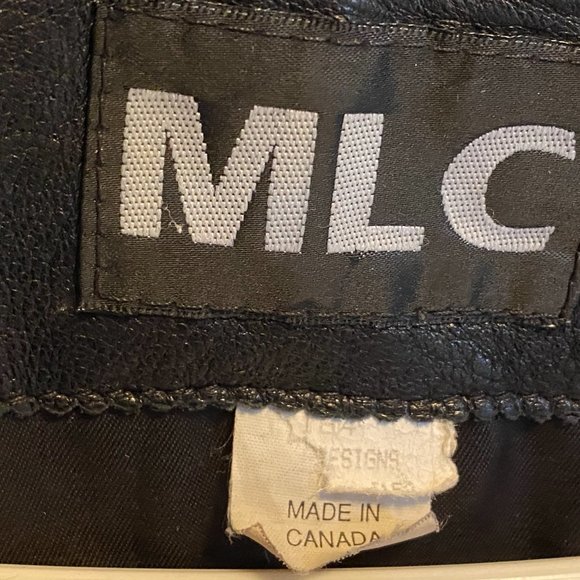 Vintage MLC Leather Belted Button-Down Jacket - Picture 15 of 16